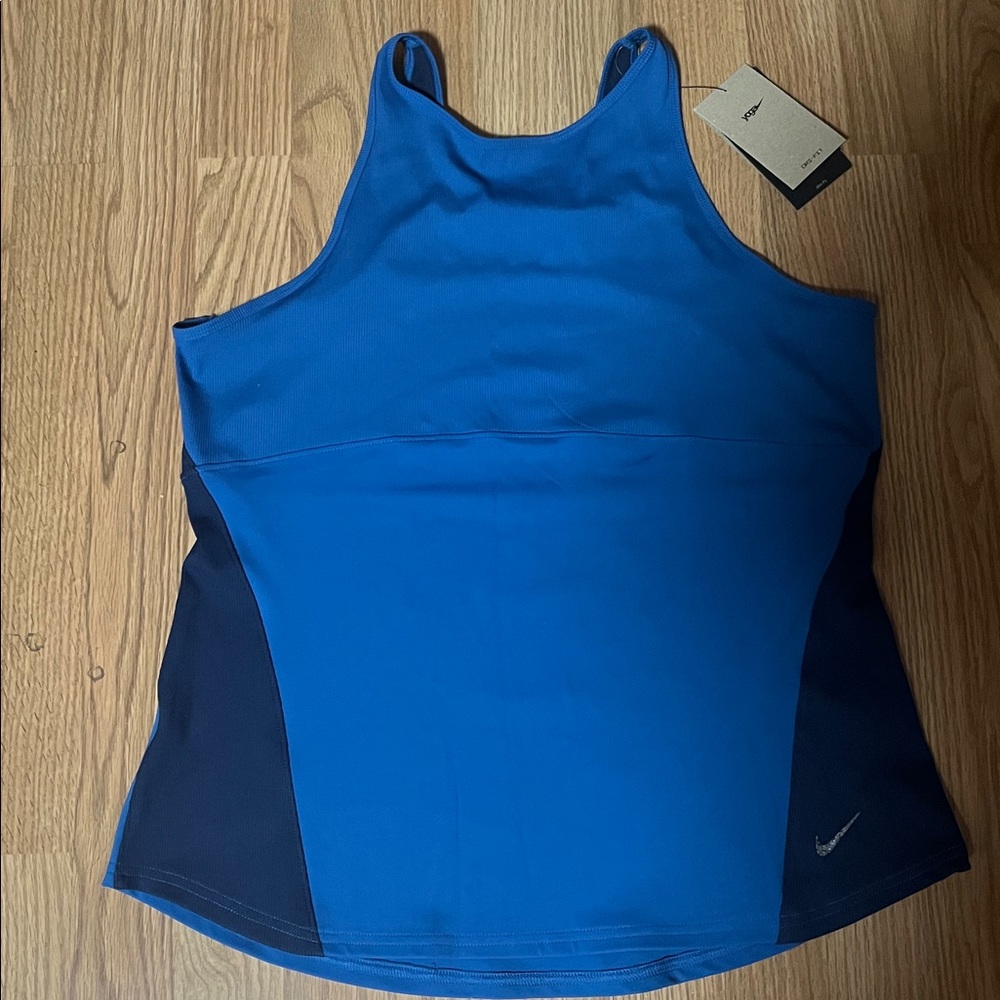 Nike Blue Dri-FIT Yoga Top